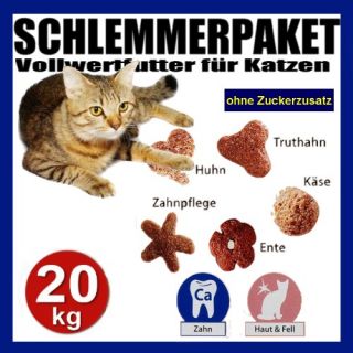 Schlemmerpaket für Katzen 20kg Trockenfutter Weihnachtsangebot