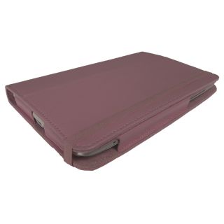 Pink PU Leather Case Cover for HTC Flyer 7 Android Tablet + Screen
