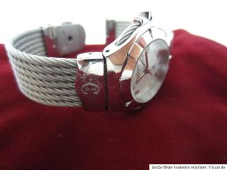 DAMENUHR CHARRIOL CELTIC PERLMUTT ZIFFERNBLATT KORDELDESIGN ARMBAND