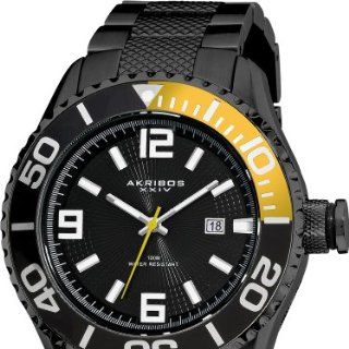 Akribos XXIV Manner AK511BK Uhr mit Edelstahlarmband