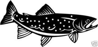 Forelle Aufkleber Sticker Angelsport Fisch m342