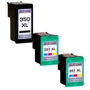 EcoSerie für 1x HP 350 XL & 2x 351 XL für HP Photosmart