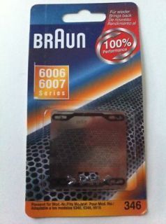 Braun 346 Scherblatt Scherfolie Sixtant 6006 + 6007 NEU