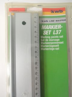 KWB 7837 08 Markier Set L37 Line Master Lineal 800 mm