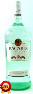Bacardi Carta Blanca 2 Liter Flasche 37,5%