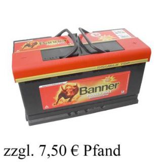 2011 BANNER 12V 95Ah P9533 Autobatterie Starterbatterie 92Ah 94Ah 91Ah