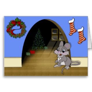 Christmas Mouse Greeting Cards