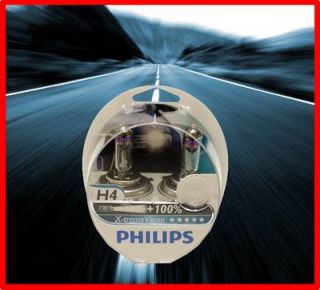 Philips X treme Vision H4 +100% mehr Licht 60/55W 12V Glühbirnen 2er