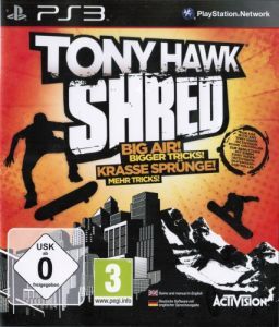 Tony Hawk SHRED für Sony PS3 Snowboard Skateboard, NEU 5030917089855