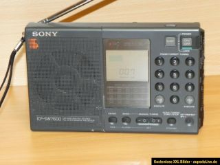 Sony  ICF SW7600 Weltempfänger, Kofferradio