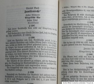 Pocket Civil Code Germany BGB Bürgerliches Gesetzbuch Deutsches Reich