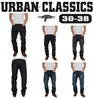 URBAN CLASSICS Loose Fit Jeans TB376 W30 38 L32 34 Checker Männer