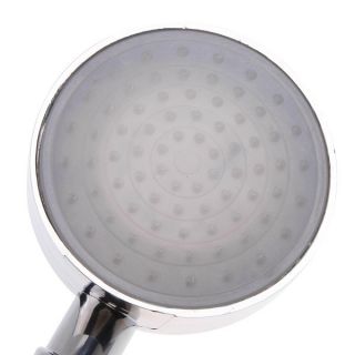 This LED water shower fits on most connectors. The LED light will