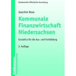 Kommunale Finanzwirtschaft Niedersachsens Joachim Rose