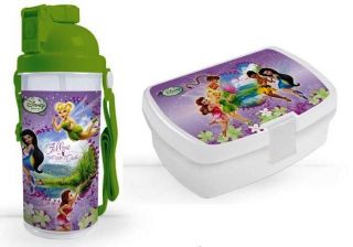 Fairies TinkerBell Lunchbox Brotdose + Trinkflasche