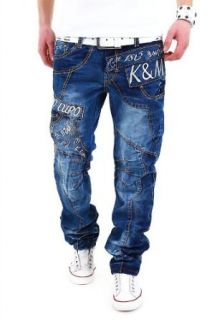 Kosmo Lupo Cargo Jeans Blau KM322 Bekleidung