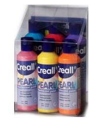 Creall Perlmutt Farbe, 80ml, 6er Set, Spielzeug