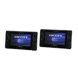 Scott TSX 712 TWIN Car DVD Player schwarz Elektronik