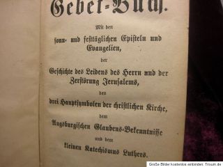 Züllichausches Gesang  und Gebet Buch v. 1879, Hochformat 9x20 cm