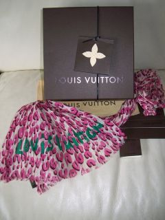 Orig. Louis Vuitton Tuch Leo scarf Schal Sprouse NEU