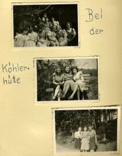 Fotoalbum Sachen RAD Mädchen d.w.J. Lager Freizeit Portrait