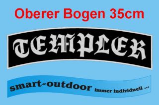 TEMPLER Larp Biker Rückenaufnäher Aufnäher Patch 35cm