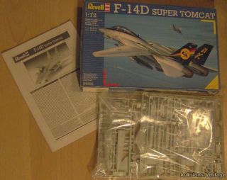 RARITÄT F 14D SUPER TOMCAT MODELLBAU BAUSATZ 1999 REVELL 172