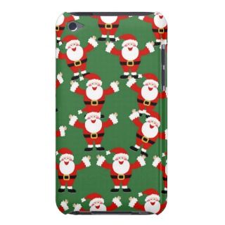 Christmas Santa Wallpaper Barely There iPod Cases