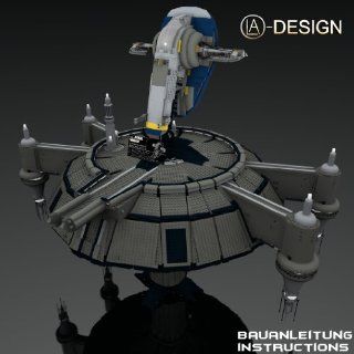 CUSTOM Bauanl. Kamino Plattform + 2 Slave I 1 aus LEGO® Seinen für