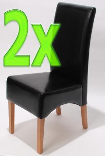 2x Esszimmerstuhl Stuhl Latina, schwarz,rot,creme,braun