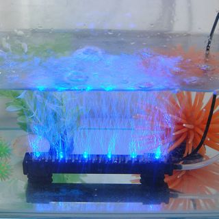 Neu 6/12/18/24 Led Aquarium Bubble Maker unterwasser Beleuchtung