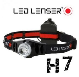 LED LENSER H7 Kopflampe Taschenlampe H 7 inkl. Batterien & Tasche
