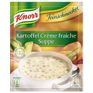 Knorr Feinschmecker Suppe Kartoffel Creme Fraiche, 16er Pack (16 x 500