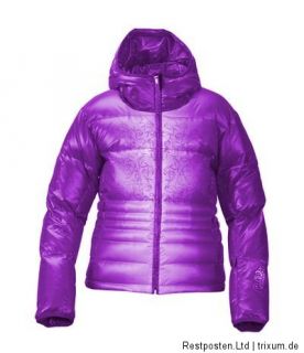 Völkl Damen Ski Jacke Silber Down Jacket 7700 Violett in Größe 38