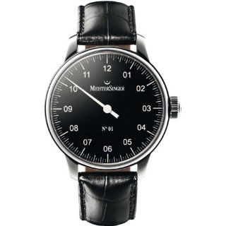 MeisterSinger No 01 AM3302 Einzeiger Uhr für Ihn Zeitloses Design