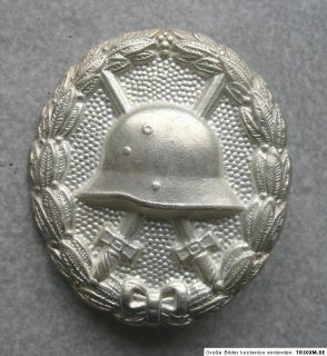 Verwundetenabzeichen in Silber   Originaler Orden aus dem 1. WK