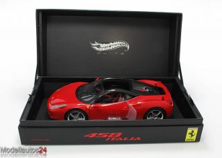 Super Elite 118 Ferrari 458 Italia Racing Spezial Edition 1/1000