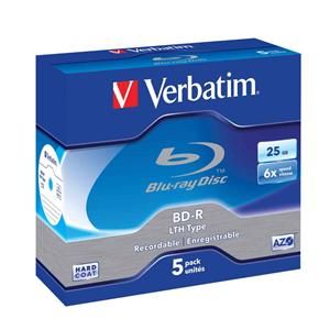 Verbatim BD R Single Layer Blu ray Disc 6x 25GB Computer