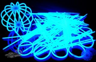 100 fabrikfrische blaue NEON Arm Knicklichter Ohne krebserregende