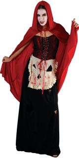 Totkäppchen Rotkäppchen Horror Verkleidung für Frauen Halloween