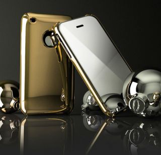 EDEL   Apple iPhone 3GS 3G Case Cover Hülle Schutzhülle GOLD