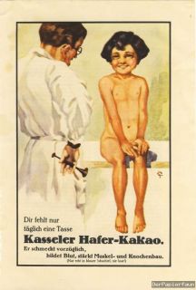 Kasseler Hafer Kakao Kassel Arzt Kinderarzt Kind 1932
