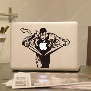 Superman Heroes Vinyl Decal Sticker Skin for Apple MacBook Pro Unibody