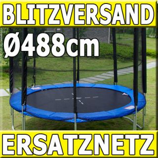 Sicherheitsnetz 488 cm fuer Trampolin Netz Ersatzteil Ersatznetz