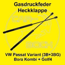 Gasfeder Heckklappe (2 Stk) VW Bora Kombi Golf 4 (1J) Passat Variant