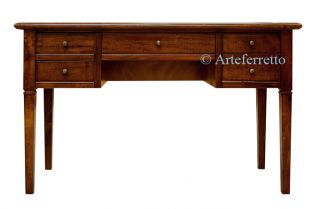 505) Schreibtisch 5 Schubkästen im klassischen Stil