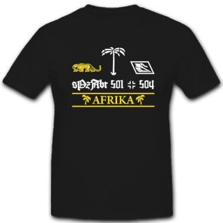 Afrikakorps sPzAbt 501 504 Tiger Panzer T Shirt *3280