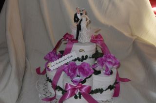 Hochzeit Toilettenpapier Torte Geldgeschenk + Rede lila