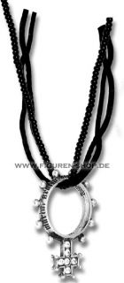 Alchemy Gothic Halskette Single Decade Ring Rosary