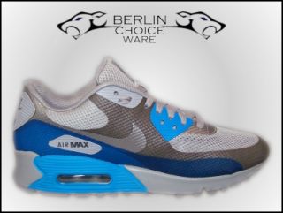 Nike Schuhe/Sneaker Air Max 90 Hyp PRM Grey/Blue Gr.39 47,5 Hyperfuse